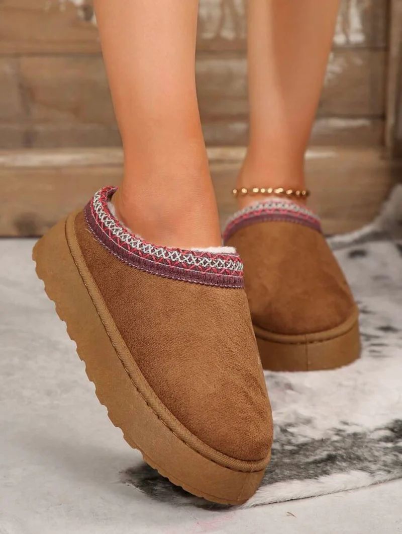 Trendy warm slippers